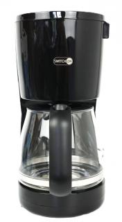 Cafetiera Switch On CM-H0201, 1080W, 1,5L, filtru detasabil, Mentinere temperatura, Negru