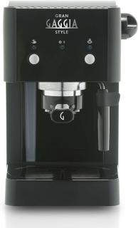 Espressor manual Gaggia Gran Style RI8423 11, 950 W, 1.25 L, 15 bar, Negru