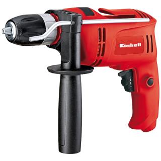 Masina de gaurit (bormasina) cu percutie Einhell TC-ID 650 E, 650 W, 2800 RPM, mandrina 13 mm, Rosu