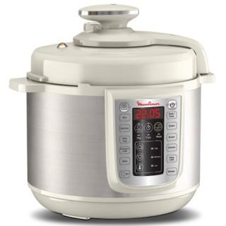 Oala sub presiune electrica Moulinex CE505A10 One Pot, 1200 W, 6 L, 25 de programe, pastrare la cald, Alb