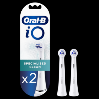 Rezerve periuta de dinti electrica Oral-B iO Specialised Clean, compatibile doar cu seria iO, 2 buc, Alb