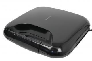 Sandwich Maker NN-SM-01, 750W, Placi antiaderente, Reglare automata a temperaturii, Negru