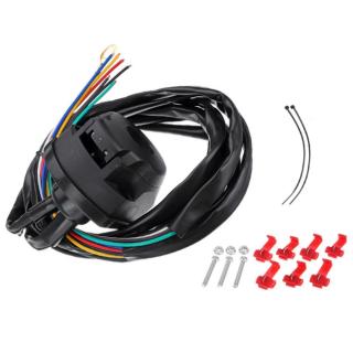 Kit cablaj pentru montaj carlig remorca, priza cu 7 pini, cablu 1,5m