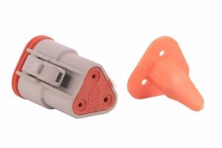 Mufa conector seria DT 3  pini tata  DT06-3S CO-DT03M 119057