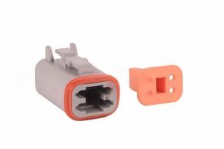 Mufa conector seria DT 4  pini tata  DT06-4S CO-DT04M 119058