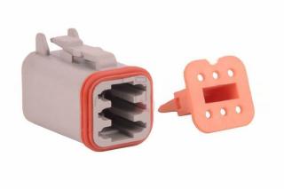 Mufa conector seria DT 6  pini tata  DT06-6S CO-DT06M 119059, 4460894