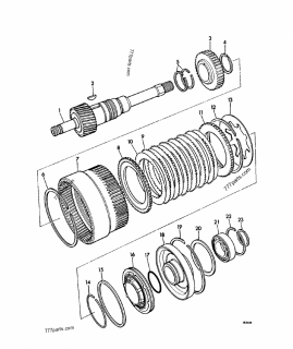 Oring transmisie JCB 2403 0217