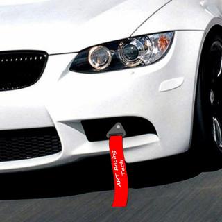 Ornament Racing de tip Curea Sufa pentru carlig de remorcare, culoare Rosu