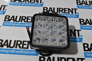 Proiector patrat cu led 12-24V - 48W - 3070 Lumen - B67682. 950-990310015- B139836