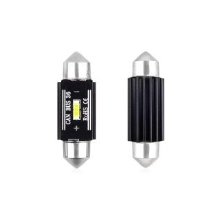 Set becuri auto cu LED CANBUS sofit C5W 1 SMD 36mm Alb 12 24V