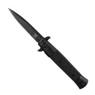 Briceag EDC09, Camping  Drumetie, Otel 440B, Maner Negru Inox, 17 cm