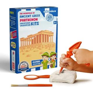 Arkerobox - Set arheologic educational si puzzle 3D, Grecia antica, Parthenon