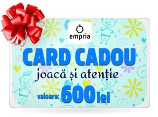 Card Cadou Joaca si Atentie, Empria, 600 lei