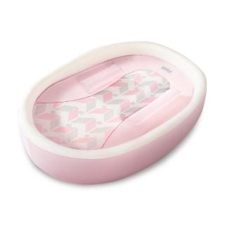 Cosulet bebelusi Babynest XL cu saltea dubla, Roz