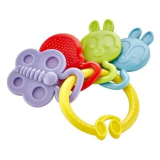 Jucarie dentitie Rattle Teether BabyJem, Galben