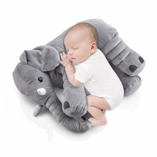 Jucarie din plus elefant Elephant Grey