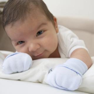 Manusi pentru nou nascuti Baby Glove, Bleu