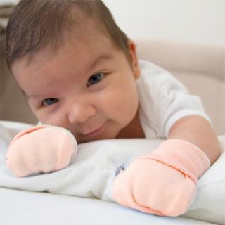 Manusi pentru nou nascuti Baby Glove, Somon