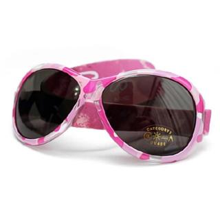 Ochelari de Soare pentru copii, 2-5 ani, Retro, Oval Pink Diva