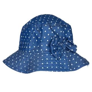 Palarie Copii Bucket, Protectie Soare UPF50+, Blue Dots, 2 - 4 ani