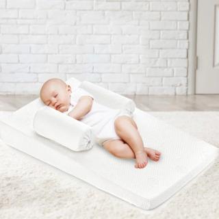 Pozitionator cu plan inclinat Baby Eco Reflux White