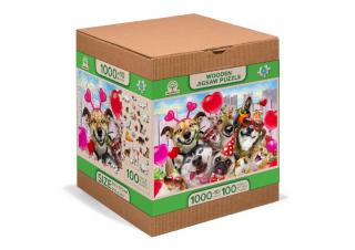 Puzzle din lemn, Petrecerea animalelor, 1010 piese