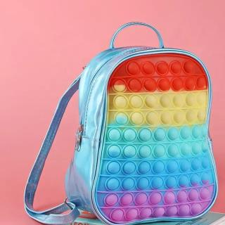 Rucsac ghiozdan prescolari, Empria, Pop It, Antistres, Rainbow