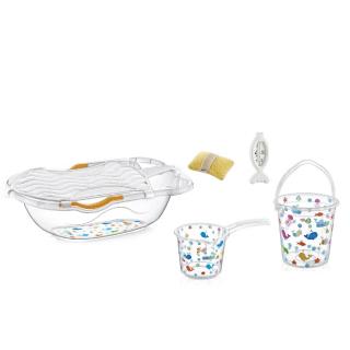 Set cadita de baie cu 6 piese BabyJem