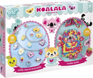 Set creativ 2 in 1 Koala - bratari si pernuta in forma de urs Koala