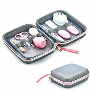 Set ingrijire bebelusi cu 9 piese BabyJem Grooming Set, Roz