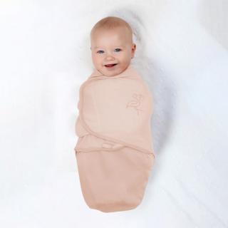 Sistem de infasare din bumbac 0-3 luni BabyJem Swaddle, Somon