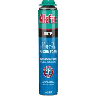 AKFIX SPUMA POLIURETAN PT MONTAJ CU PISTOL 750ML (IARNA) 807P