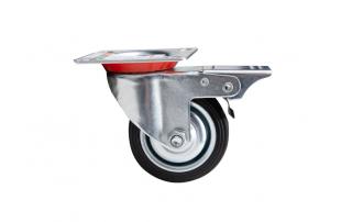 ROATA PIVOTANTA CU FLANSA SI FRANA 75mm 679652