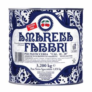 Amarena Cirese in Sirop Fabbri Cutie Metal, 3.2 kg