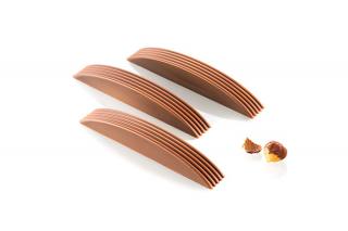 Batoane Ciocolata 11.9 x 1.8 x H 1.7 cm - Matrita Policarbonat Striatii, 10 cavitati (CH006)