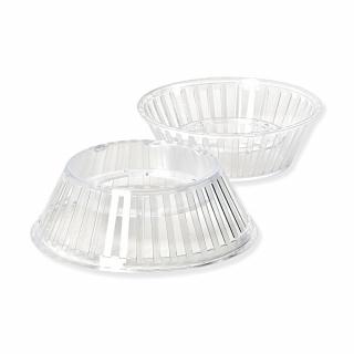 Baze Oua Ciocolata 500 g, Material Plastic Transparent, O12.3xH4.6 cm, Set 5 Buc