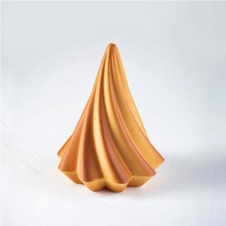 Brad Craciun Twirl 3D, O 15 x H 20 cm, Set Matrite Plastic 2 Subiecte Ciocolata