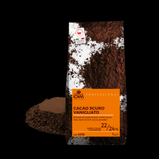 Cacao Pudra Alcalinizata 22-24%, Vanilinata, 1 Kg, Icam