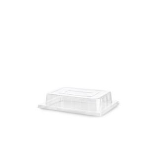 Capac Dome, 25 x 36 x H 6 cm, Transparent, Set 100 buc