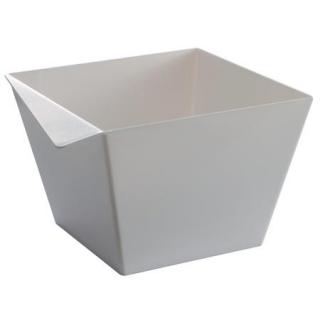 Caserola Prezentare Produse 460ml, Plastic Alb, 11.8 x 10 x H 7 cm, Set 50 Buc