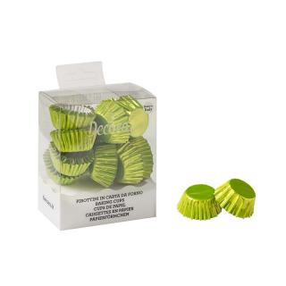 Chese XS Hartie Verde Lime Metalizat, O 2.7 x H 1.7 cm, 180 buc