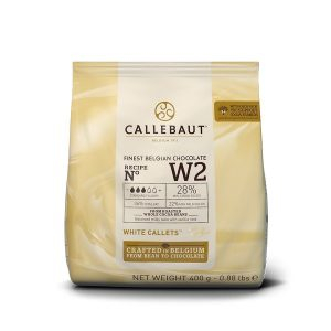 Ciocolata Alba 28%, Reteta W2, 400 g, Callebaut