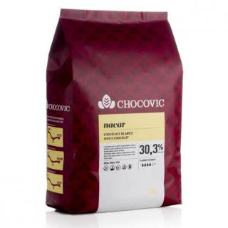 Ciocolata Alba 30.4% Nacar, 5 Kg, Chocovic