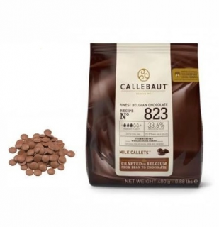 Ciocolata cu Lapte 33.6% Recipe 823, 400 g, Callebaut