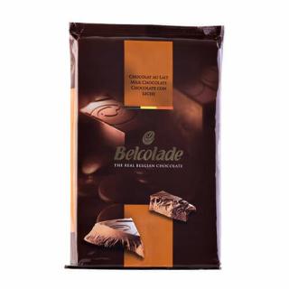 Ciocolata cu lapte fara zahar adaugat, Selection Lait, 5 Kg, Belcolade
