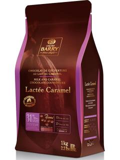 Ciocolata cu Lapte si Caramel 31 % Lactee Caramel, 1 Kg, Cacao Barry