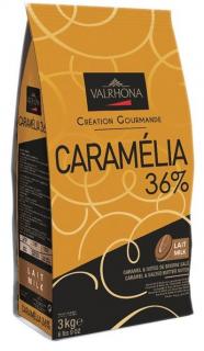 Ciocolata cu Lapte si Caramel 36 % Caramelia, 3 Kg, Valrhona