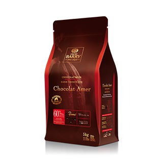 Ciocolata Neagra 60% Amer, 5 kg, Cacao Barry