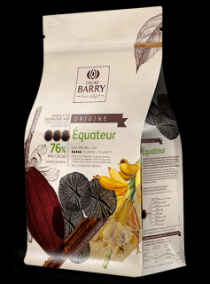 Ciocolata Neagra 76% Equateur, 1 kg, Cacao Barry