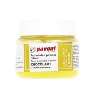 Colorant Alimentar Liposolubil Pudra, CHOCOLART Galben-Lamai fara E171, 40 g